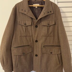 MICHAEL Michael Kors Tan Military Field Jacket